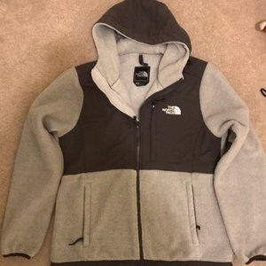 North Face hooded fleece